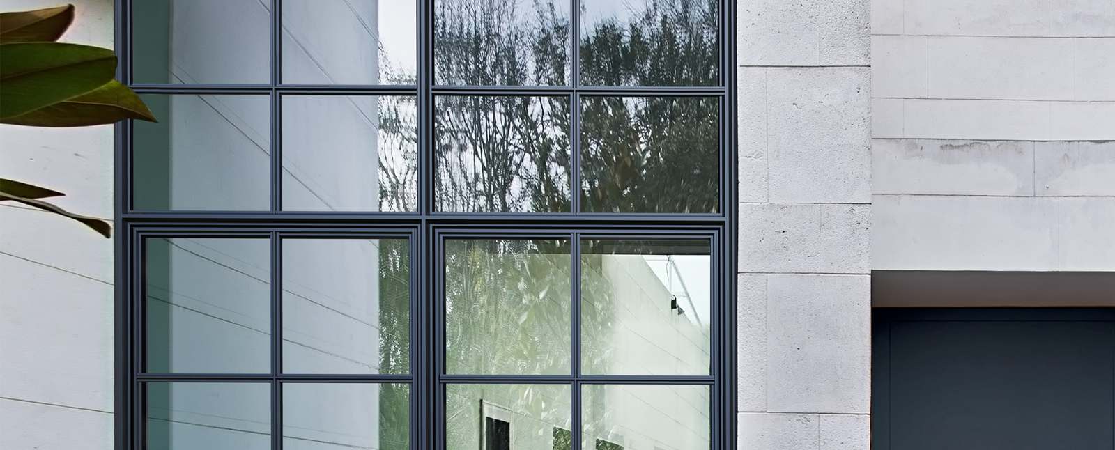 Alu-Steel on facade