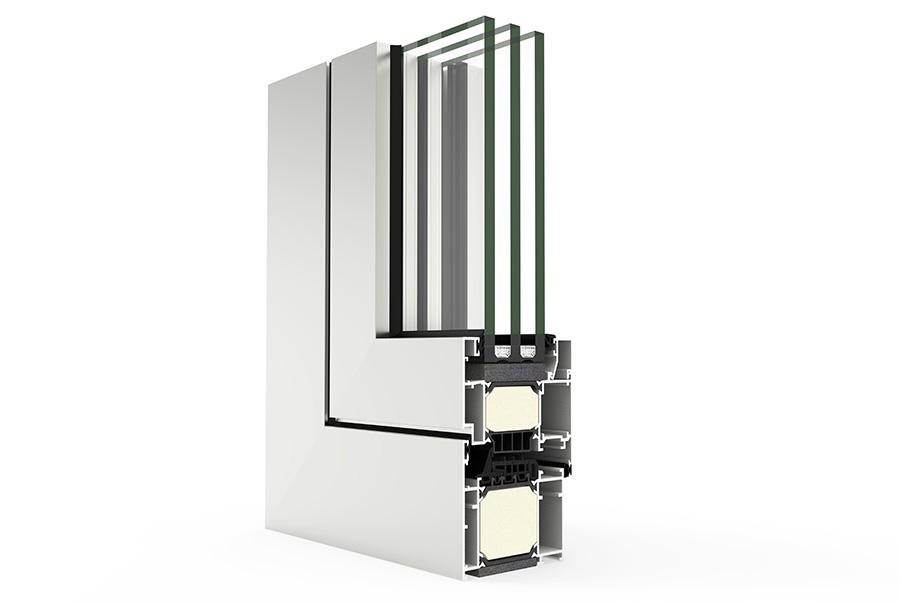 COR 80 Industrial Passivhaus - ventanas de aluminio y PVC Cortizo