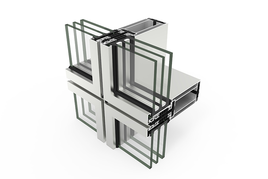 Fachada Modular Unit 66 - ventanas de aluminio y PVC Cortizo
