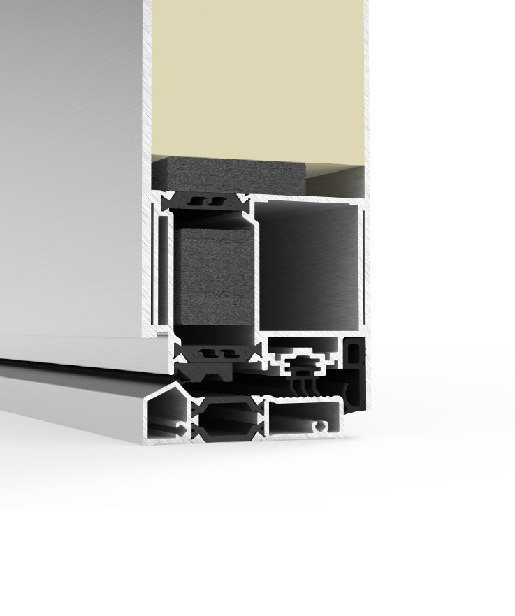 Puerta Panelada - ventanas de aluminio y PVC Cortizo