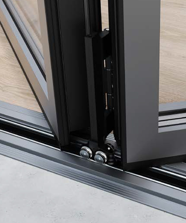 Puerta Plegable Plus - ventanas de aluminio y PVC Cortizo