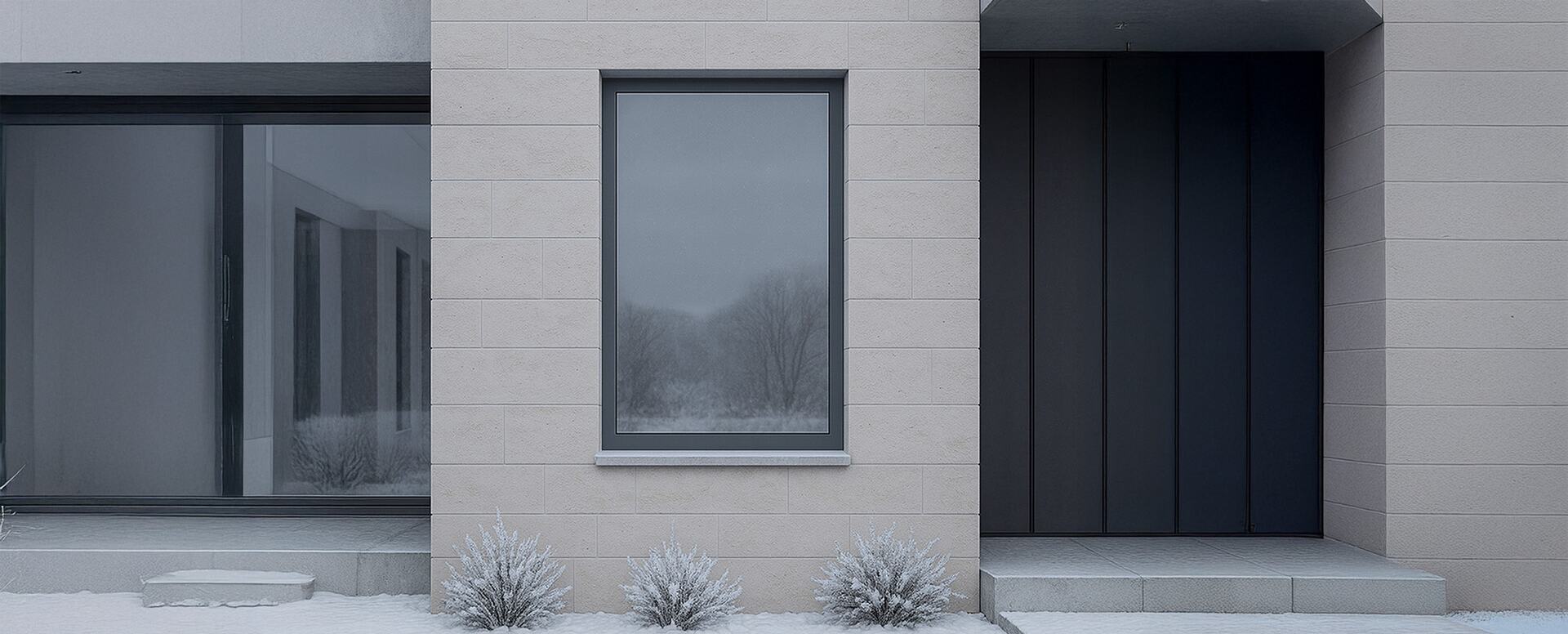 A 84 verdeckter Flügel Passivhaus