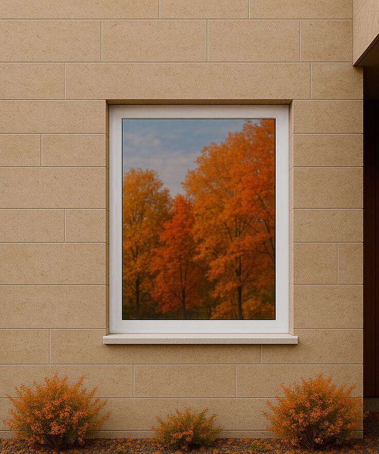 A 84 verdeckter Flügel Passivhaus