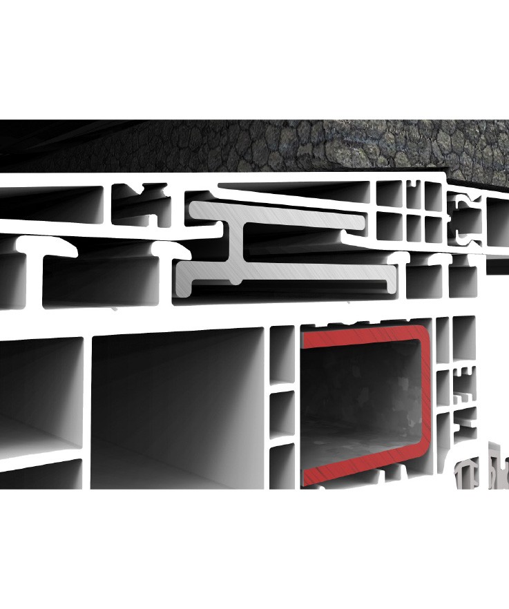 Aluminium withnection profile