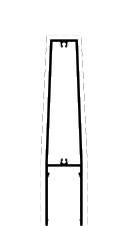 Svislá lamela<br>150 mm