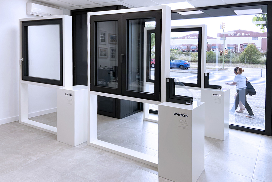 Showroom Finestec - hliníkové a PVC okná Cortizo
