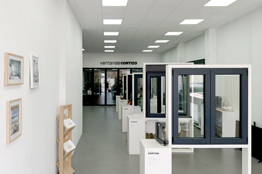 Showroom Grupo Fyr - hliníkové a PVC okná Cortizo