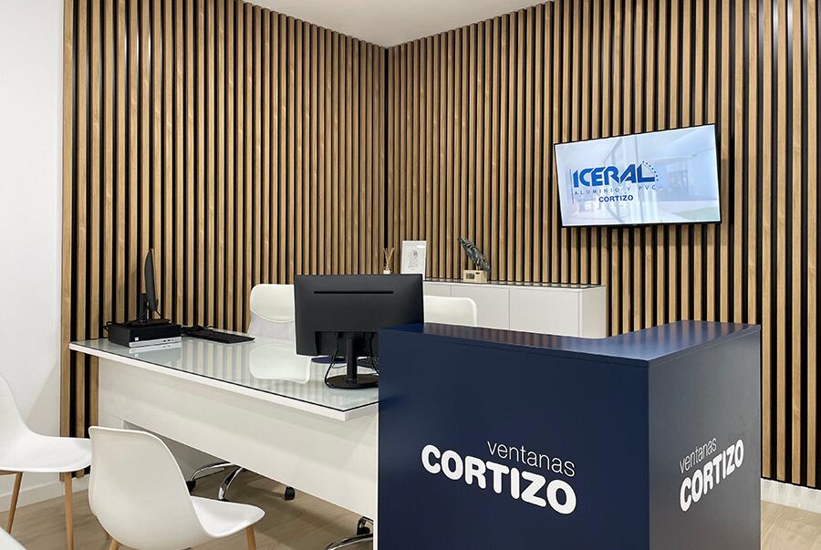 Showroom Iceral - hliníkové a PVC okná Cortizo