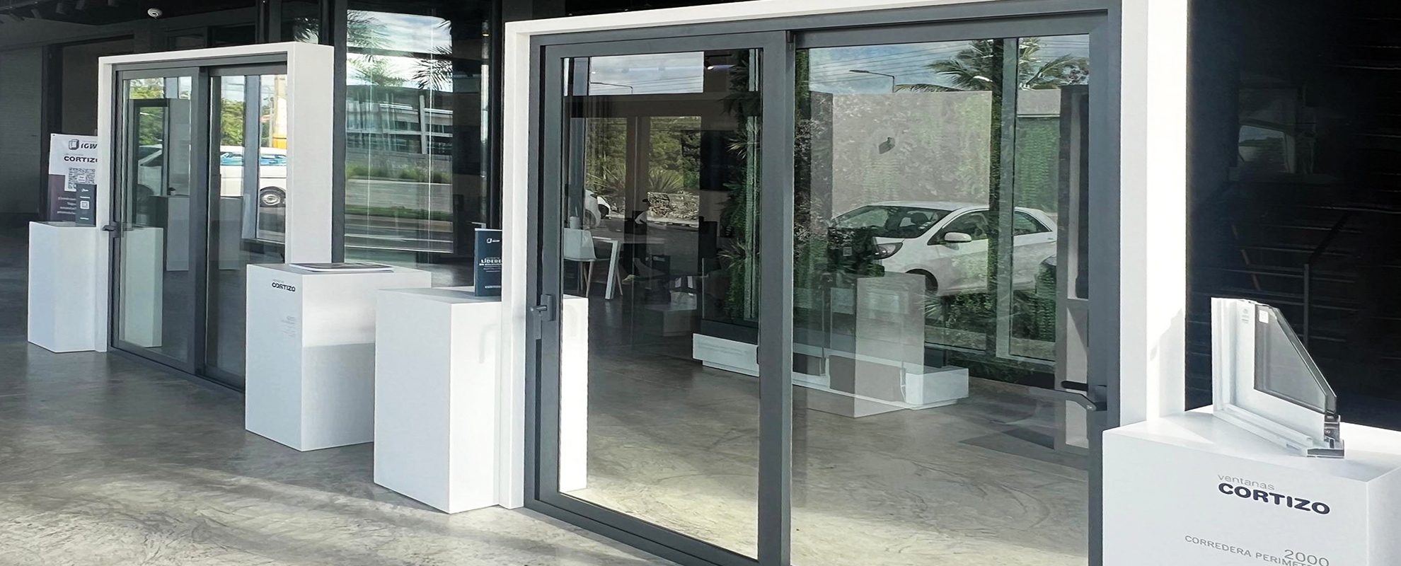 Exposición Cortizo Fenster en IGW - Aluminium- und PVC-Fenster Cortizo