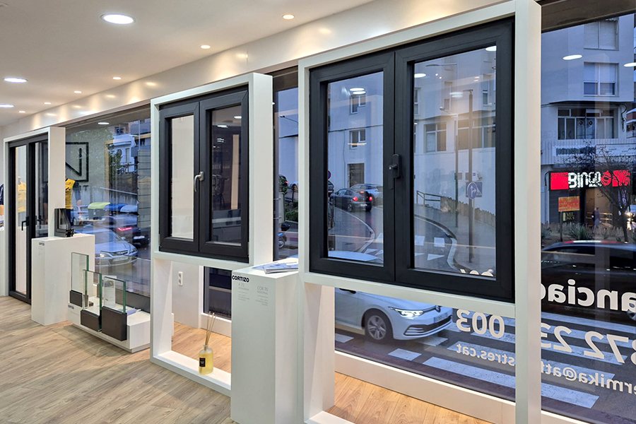 Showroom Termi K - hliníkové a PVC okná Cortizo